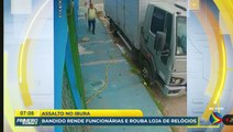 Bandido rende funcionárias e rouba loja de relógios no Ibura