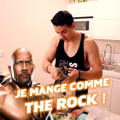 JE MANGE COMME THE ROCK PENDANT 24H !!