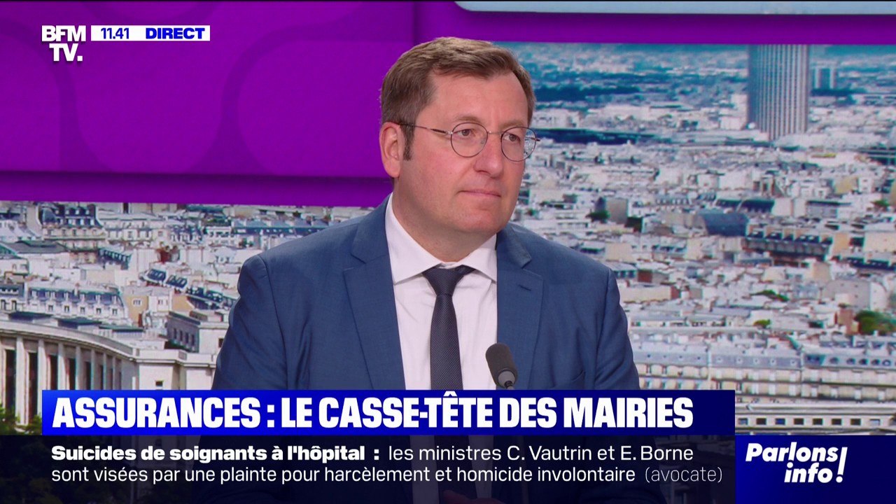 Communes sans assurance: "Il y a beaucoup de colère de la part des maires", affirme Alain Chrétien (maire "Horizons" de Vesoul et vice-président de l'AMF)