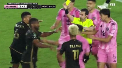 Luis Suárez bites his teammate Jordi Alba during a brawl