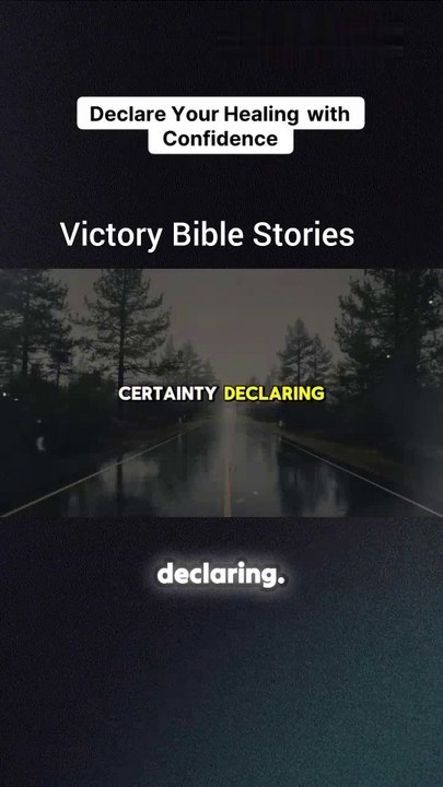 Declare Your Healing with Confidence