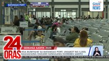 Mga bumiyahe sa Batangas Port, umabot ng 5,000; Inaasahang dadami hanggang Huwebes Santo | 24 Oras