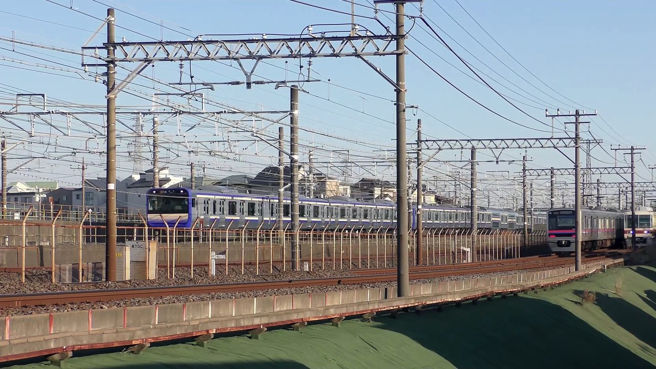 新京成8800形8813編成 復刻塗装オリジナル色(茶帯) 走行シーン集