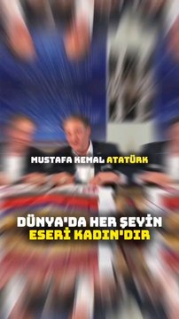 Dünya'da her şeyin eseri KADIN'DIR !-Atabey19 Hüseyin Hakkı Kahveci 🐺🇹🇷🦂 -#Atabey19HHK #HüseyinHakkıKahveci #OndokuzBiziz #SonDakika