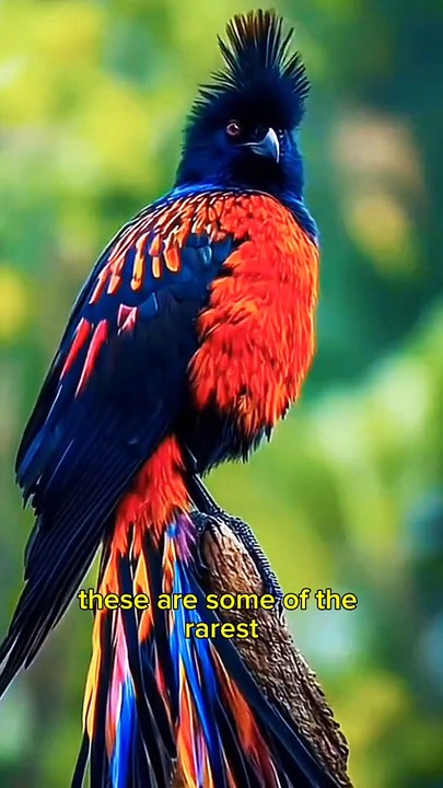 Rare birds on earth