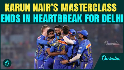 IPL 2025: MI Edge DC in Thriller as Karun Nair’s 89 Goes in Vain After Sudden Delhi Collapse