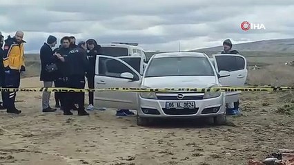 Genç adam aracında silahla vurulmuş halde ölü bulundu