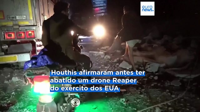 Houthis acusam EUA de novos ataques perto da capital do Iémen