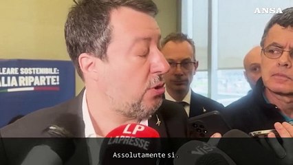 Salvini: "Giusto aumentare investimenti in sicurezza al 2%"