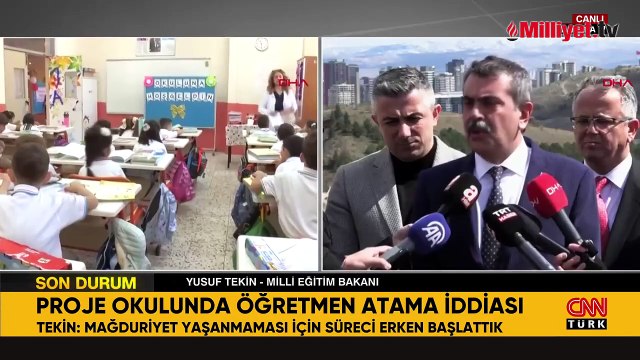 Bakan Tekin'den proje okulunda atama iddiasına ilişkin son dakika açıklaması