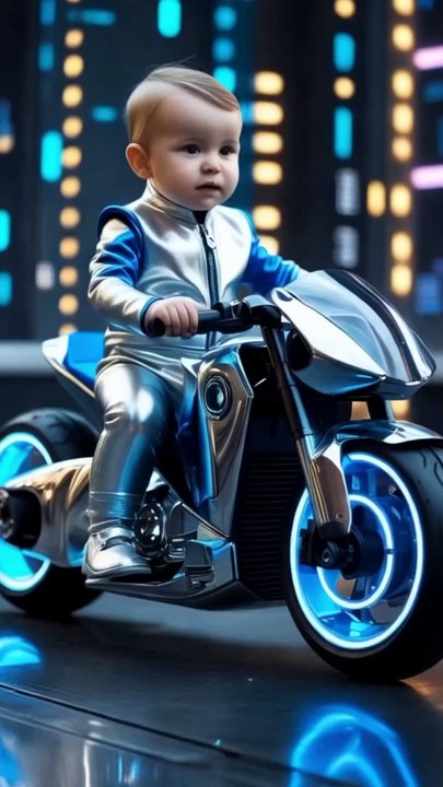 Cutest Futuristic Baby Prince Ever | A Sparkly Ride Full of Joy
