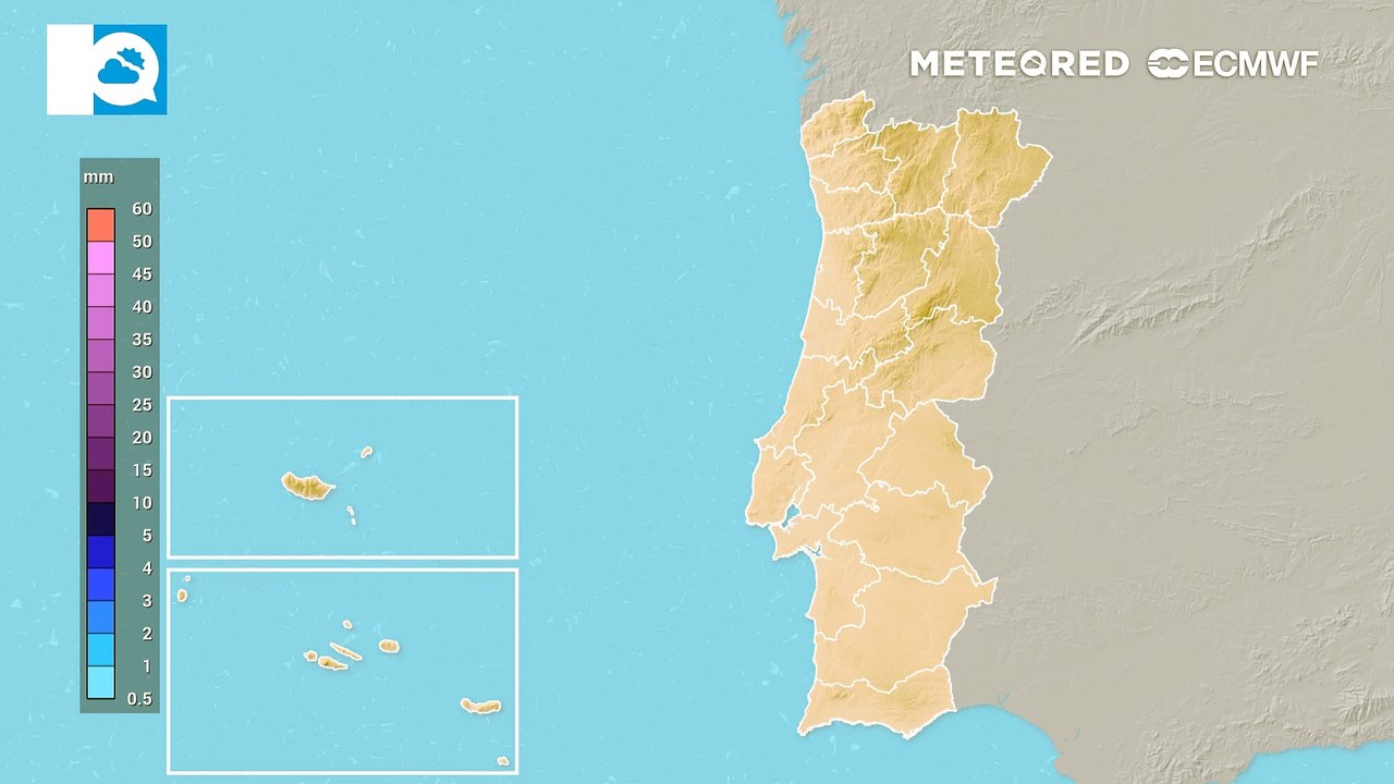 Quatro distritos de Portugal continental estão sob aviso amarelo, devido à chuva