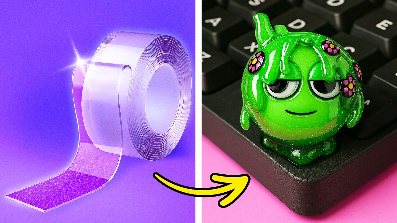 SUPER NANO TAPE CRAFTS ✨ Satisfying DIY Nano Tape Fidget Toys