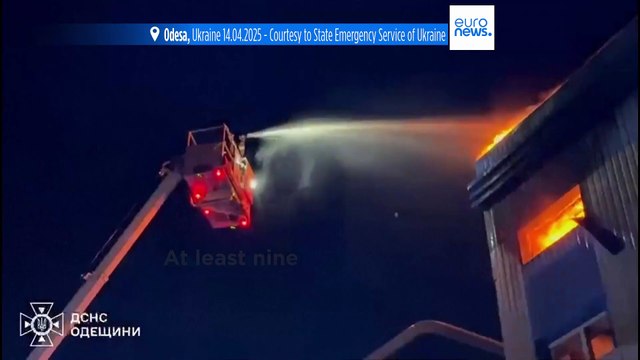 At least nine people injured in Odesa in overnight Russian attacks