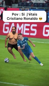 Pov : Si j’étais Cristiano Ronaldo 😎 #humour #parodie #football