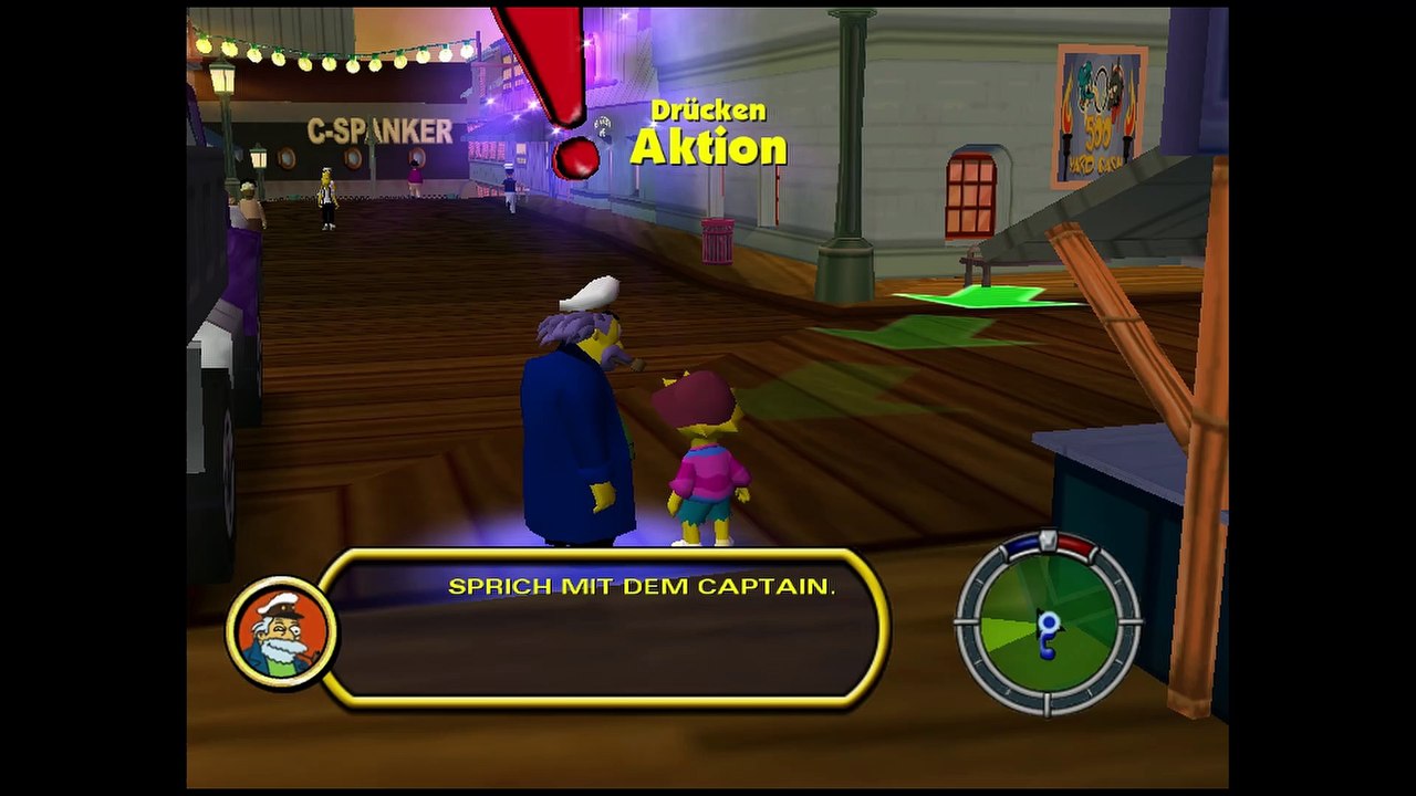 Die Simpsons Hit and Run Der alte Pirat und das Meer