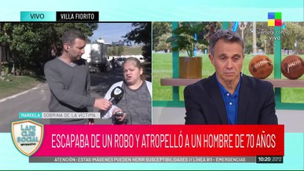 UN MOTOCHORRO ATROPELLÓ A UN JUBILADO: ESTÁ GRAVE