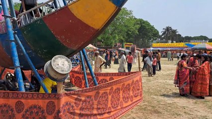 বৈশাখী মেলা ধুনট হাই স্কুল মাঠে