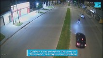Cruzó borracho la 520 y de milagro no lo atropellaron