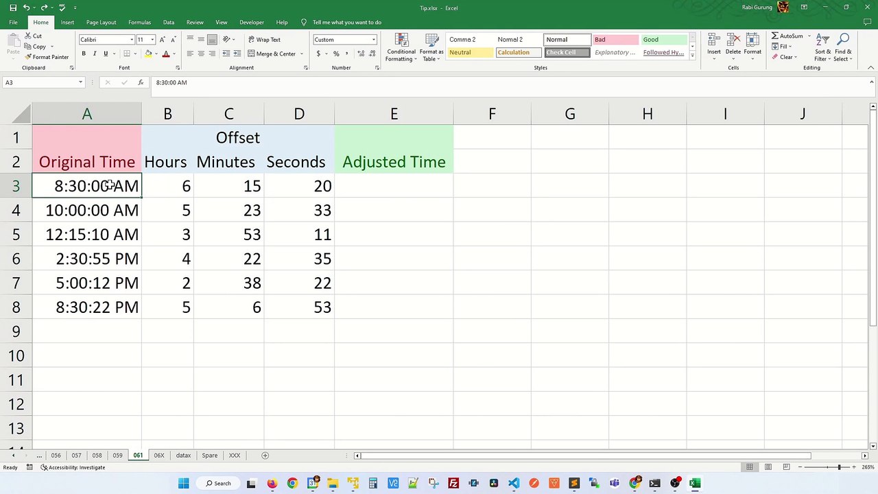 Add hours, minutes and seconds to time in Excel - Excel Tips and Tricks
