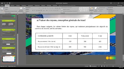 4. Conception de l'Axe en Plan - Partie 2