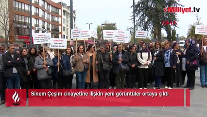 Sinem Çeşim cinayetine ilişkin yeni görüntüler ortaya çıktı