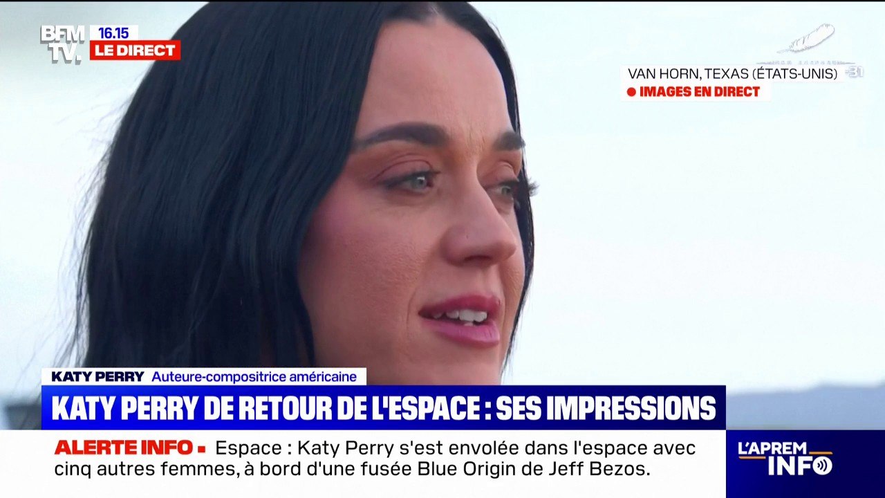 "C'est la meilleure expérience juste après être mère": Katy Perry donne son ressenti après son voyage dans l'espace