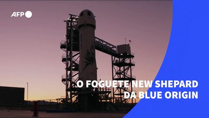 O foguete New Shepard da Blue Origin