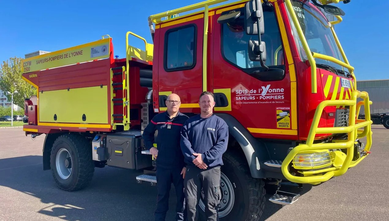 SDIS de l'Yonne - Deux nouveaux camions contre les feux de végétations