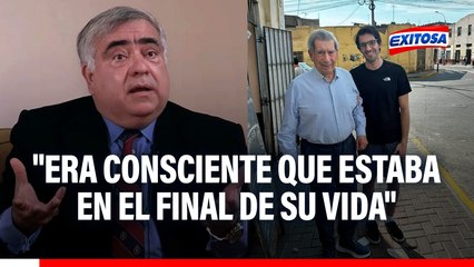 Enrique Ghersi sobre últimos días de vida de MVLL: "Era consciente que estaba en el final de su vida"