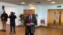 Mr Farage slamming Devon County Council's Conservative administration (Will Goddard, Crediton Courier)