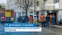 11 personnes évacuées après un incendie  dans un immeuble d'Avignon