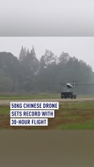 Chinese Hydrogen-Powered Drone Breaks 30-Hour Flight Record 🚁
