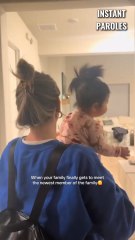 Cette famille découvre le nouveau membre de la famille