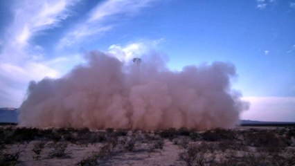Landing Of The Blue Origin All Female Space Flight