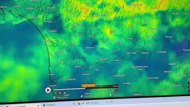 Meteo Toscana, il punto video del Lamma: molta pioggia ma venerdì e sabato potrebbe migliorare