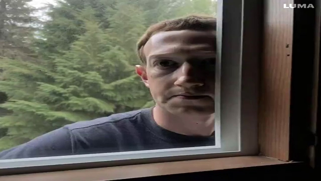 Mark Zuckerberg Staring Through Window Meme Becoming Video - video ...