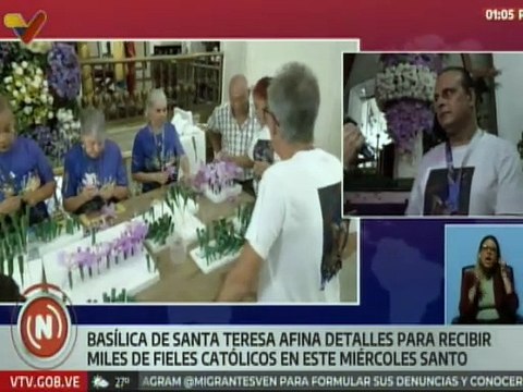 Caracas | Afinan preparativos para recibir feligreses en la Basílica Santa Teresa