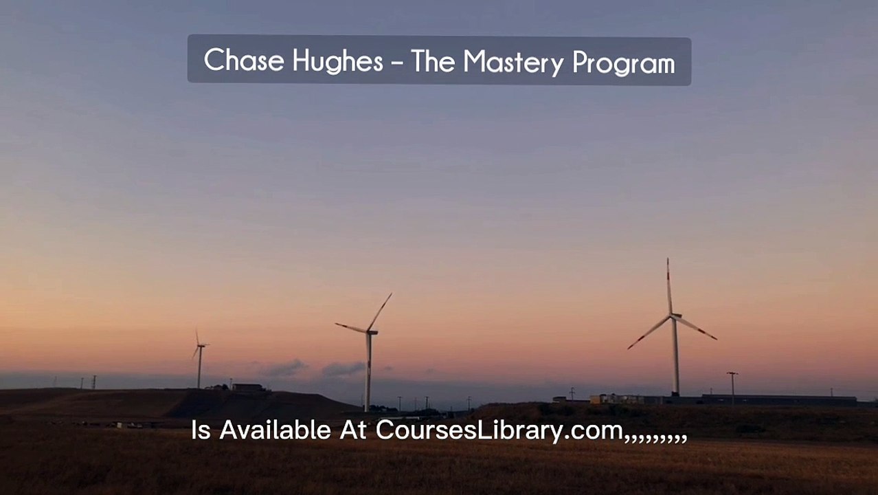 (courseslibrary.com)Chase Hughes – The Mastery Program Course download