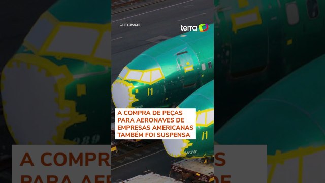 China determina suspensão da compra de aviões da Boeing em retaliação ao ‘tarifaço’ de Trump #shorts
