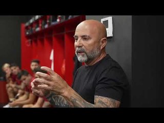 Primera CHARLA de Sampaoli a los jugadores del SEVILLA FC