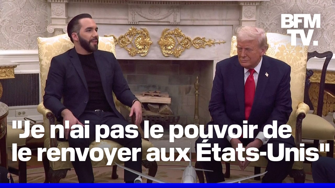 Le président du Salvador assure que l'immigré envoyé par "erreur" dans une prison "ne sera pas renvoyé aux États-Unis"