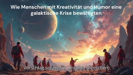 Wie Menschen mit Kreativität und Humor eine galaktische Krise bewältigten