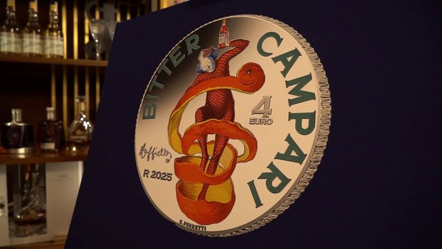 Campari, una moneta celebra l'eccellenza del Made in Italy