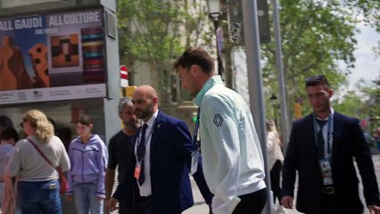 Alcaraz y Ruud entrenan en La Pedrera, obra icónica de Gaudí