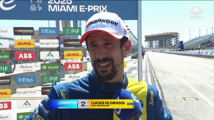 F-E: Di Grassi festeja 2º lugar em Miami e fim da seca de pódios