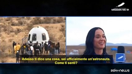 Katy Perry dopo il volo con Blue Origin: "sono super connessa all'amore"
