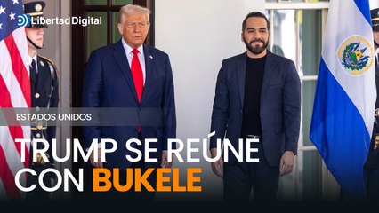 Trump se reúne con Bukele en la Casa Blanca en medio de tensiones migratorias