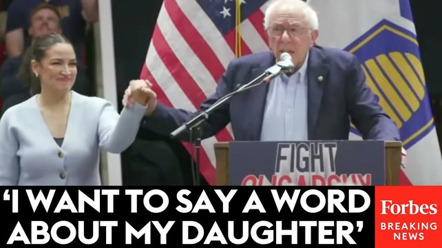 Bernie Sanders Celebrates AOC, Uses Her Story To Encourage Voters To Challenge 'The Establishment'