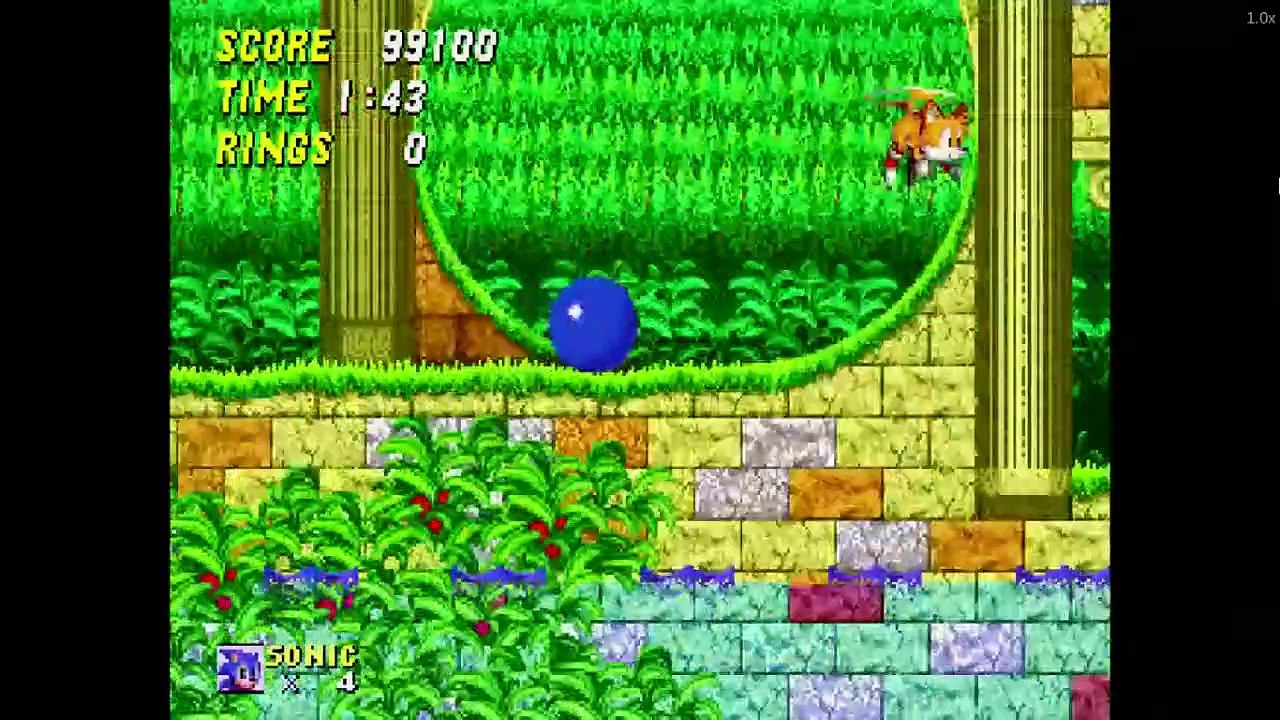 A Very Scuffed Sonic 2 Speedrun (this is an invalid run as i made several inputs on the player 2 controller)